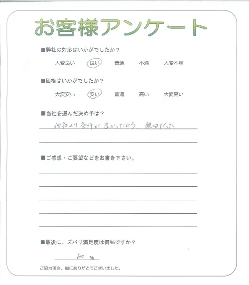 お客様レビュー