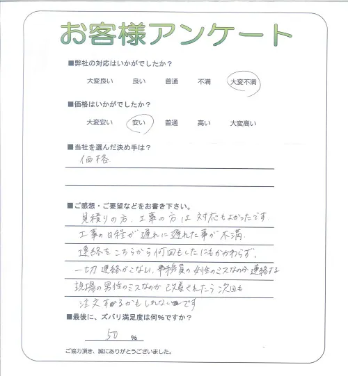 お客様レビュー