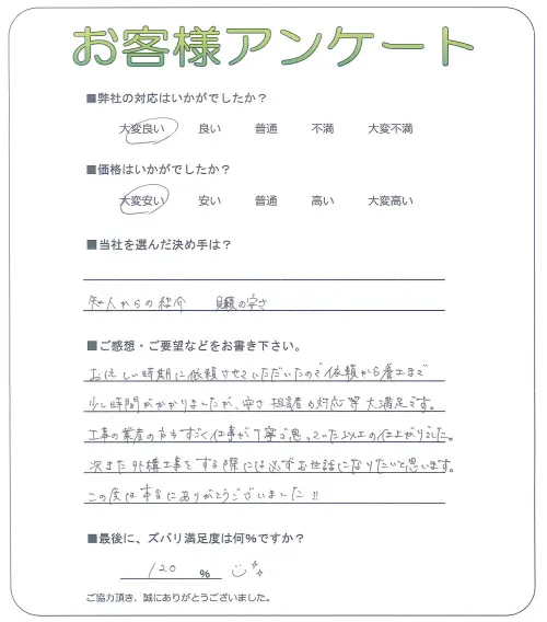 お客様レビュー