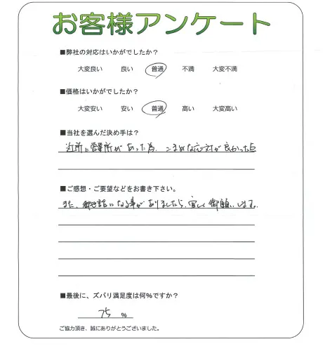 お客様レビュー