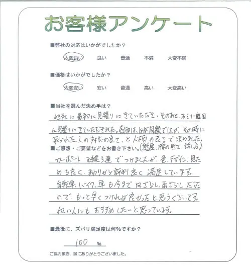 お客様レビュー