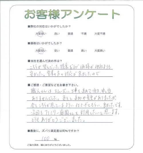 お客様レビュー