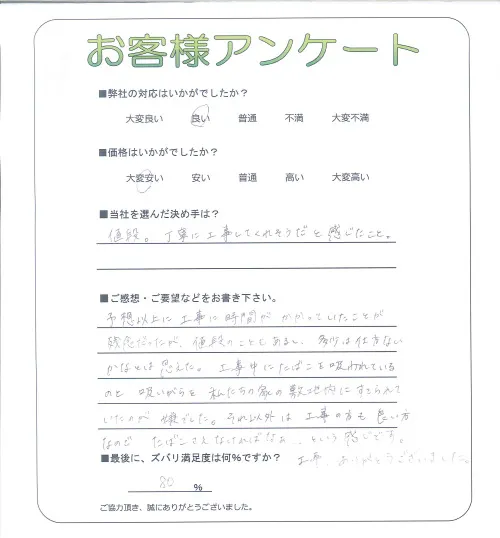 お客様レビュー