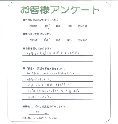 お客様レビュー