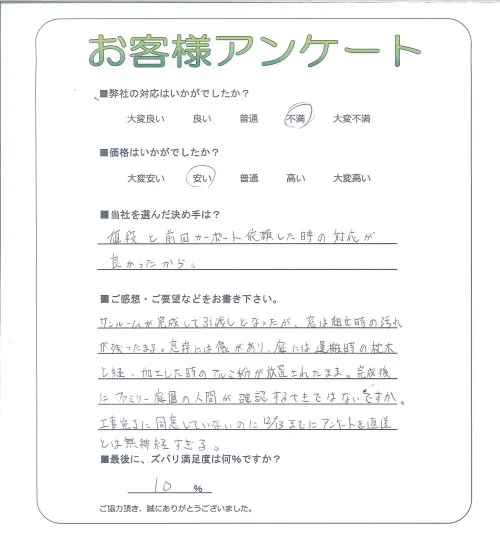 お客様レビュー