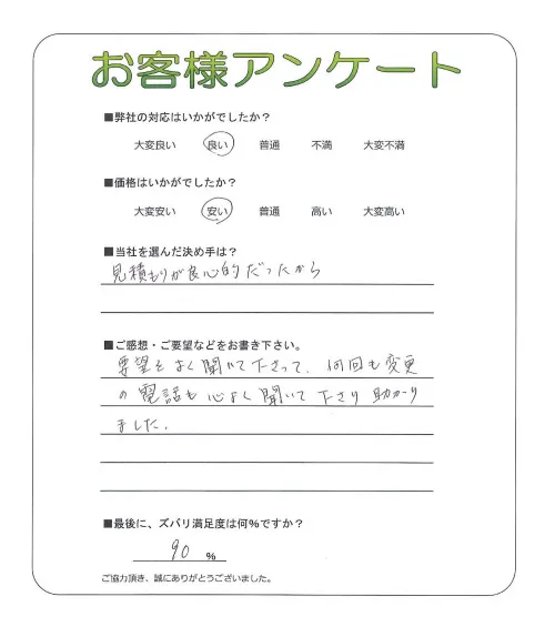 お客様レビュー