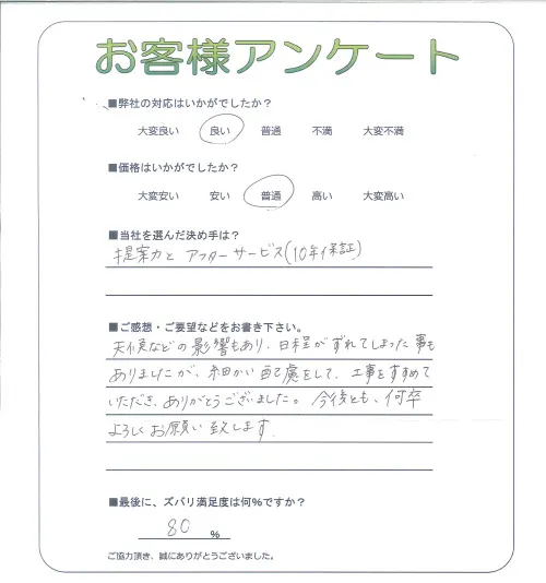 お客様レビュー