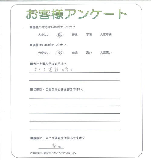 お客様レビュー