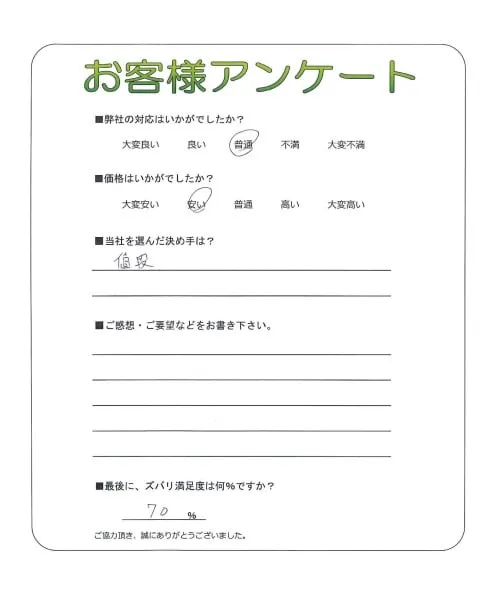 お客様レビュー