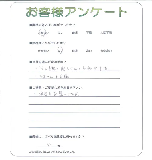 お客様レビュー