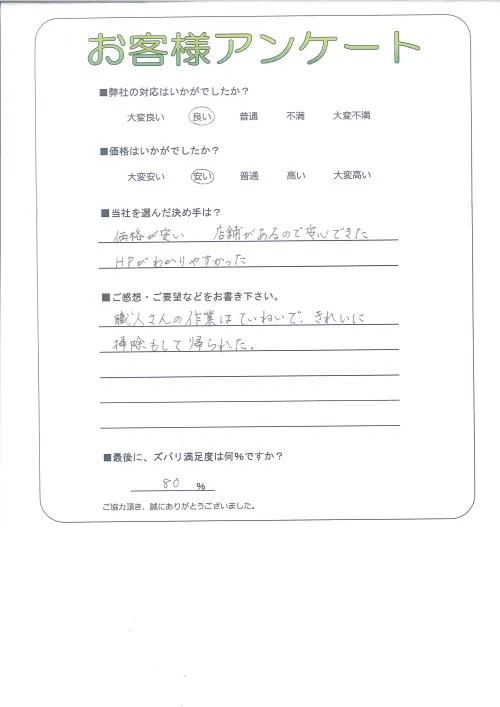 お客様レビュー