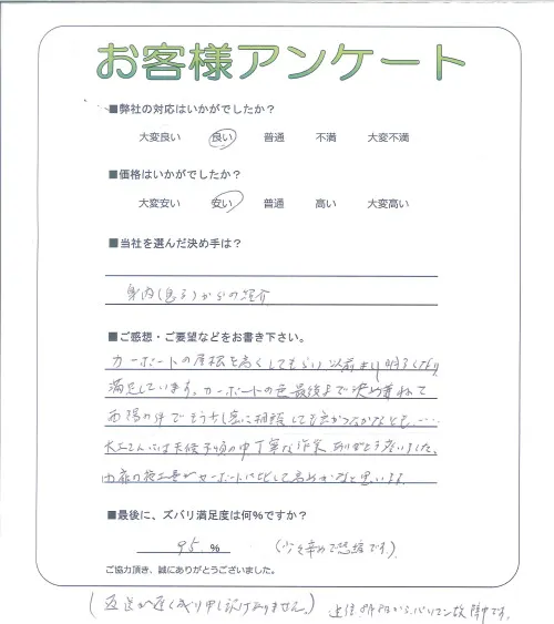 お客様レビュー