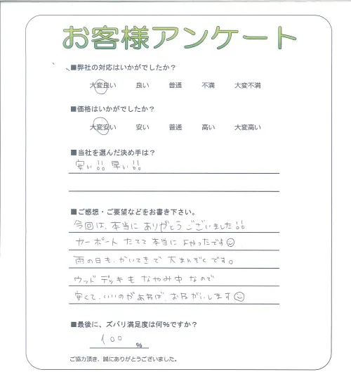 お客様レビュー