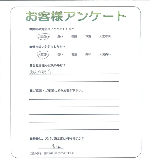 お客様レビュー