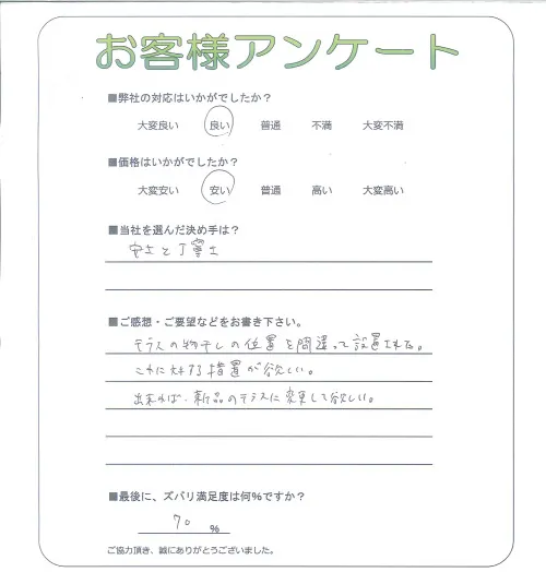 お客様レビュー