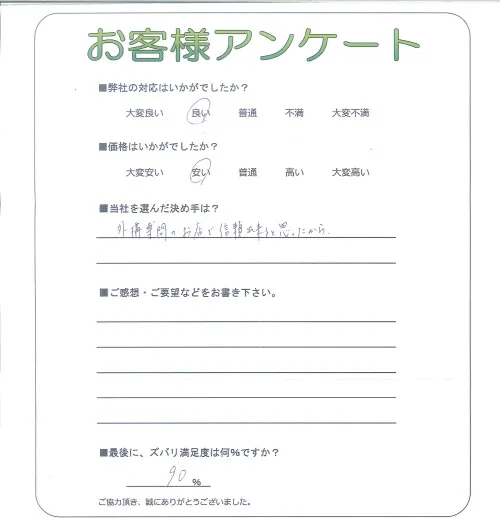 お客様レビュー