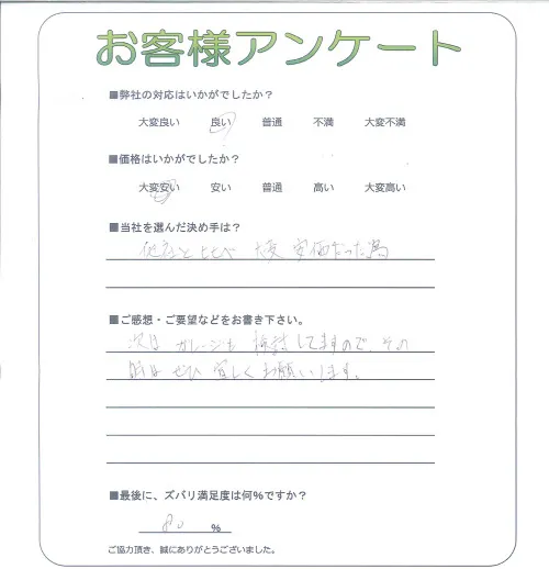 お客様レビュー