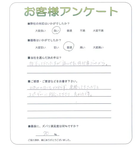 お客様レビュー