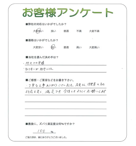 お客様レビュー