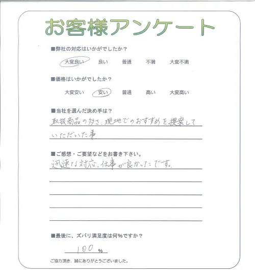 お客様レビュー