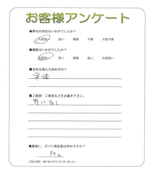 お客様レビュー