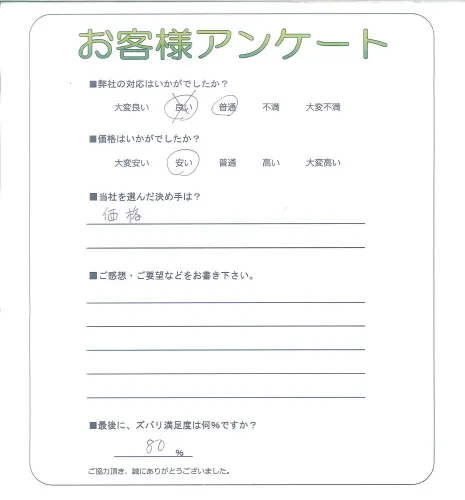 お客様レビュー