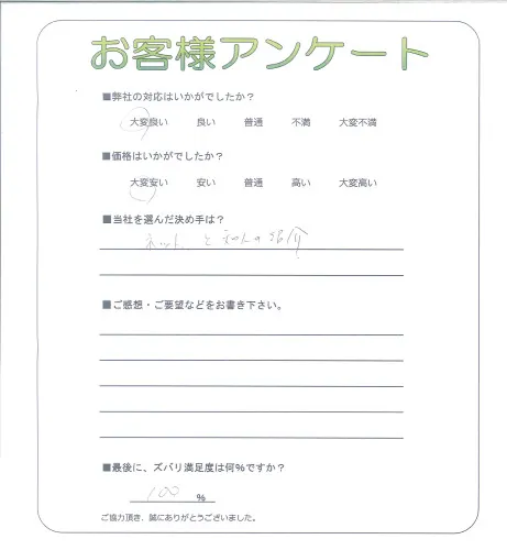 お客様レビュー