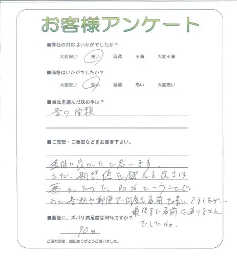 お客様レビュー