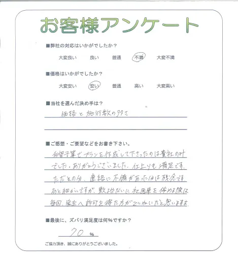 お客様レビュー