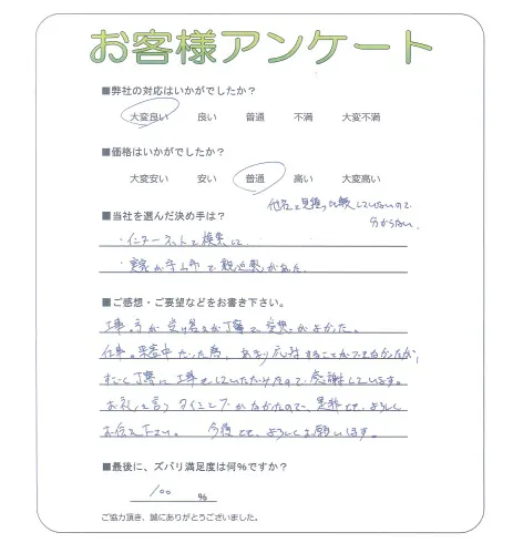 お客様レビュー