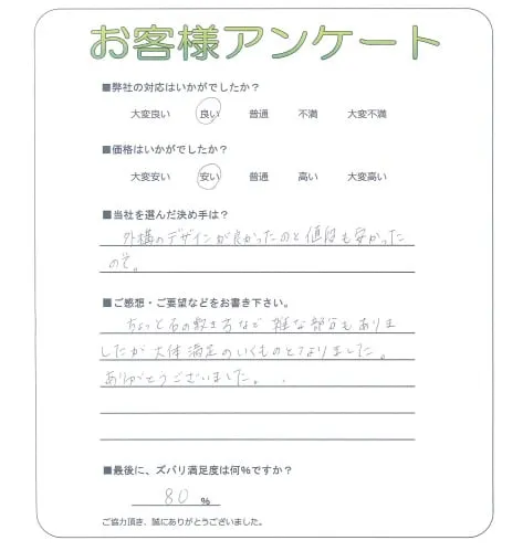 お客様レビュー