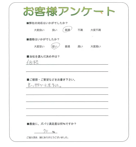 お客様レビュー