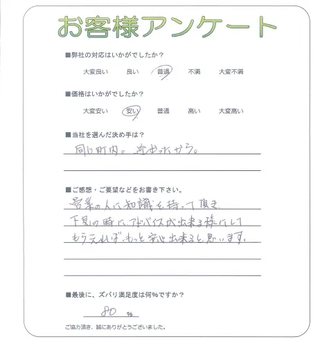 お客様レビュー