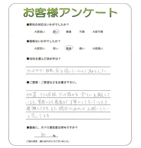 お客様レビュー