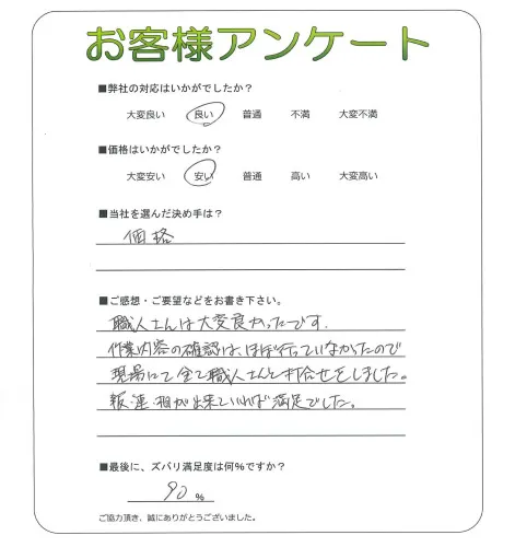 お客様レビュー