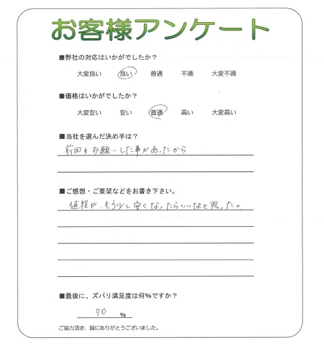 お客様レビュー