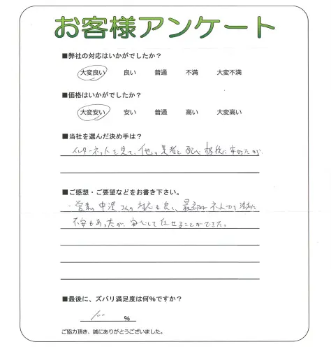 お客様レビュー