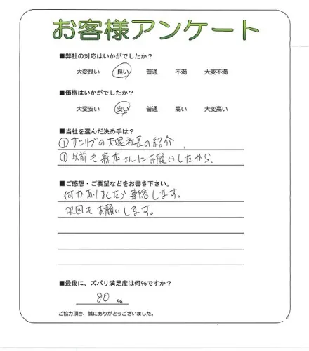 お客様レビュー