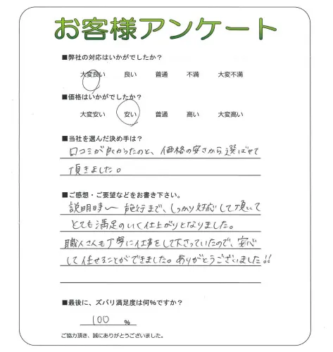 お客様レビュー