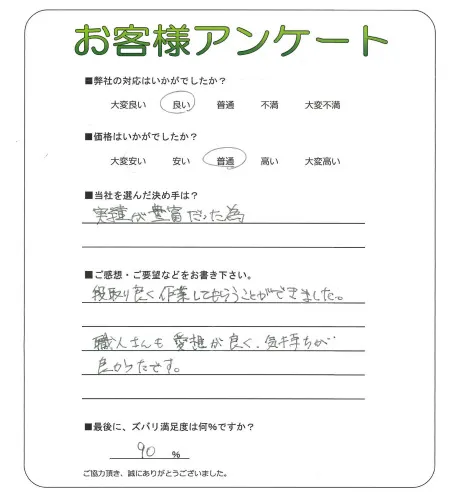 お客様レビュー