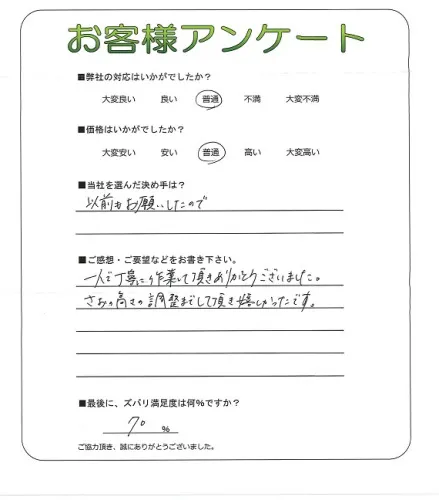 お客様レビュー