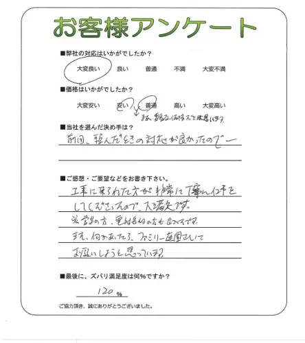 お客様レビュー