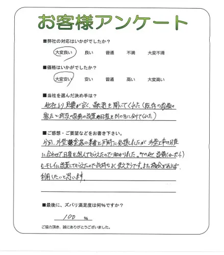 お客様レビュー