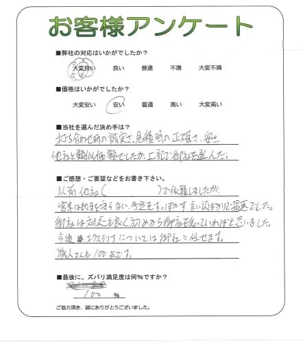 お客様レビュー