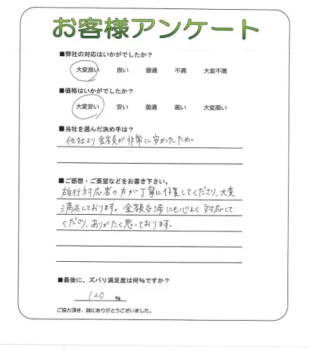 お客様レビュー