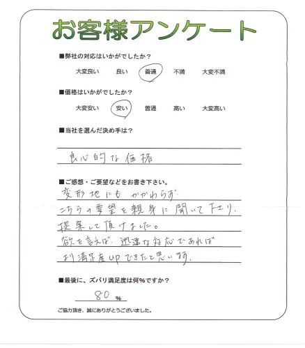 お客様レビュー