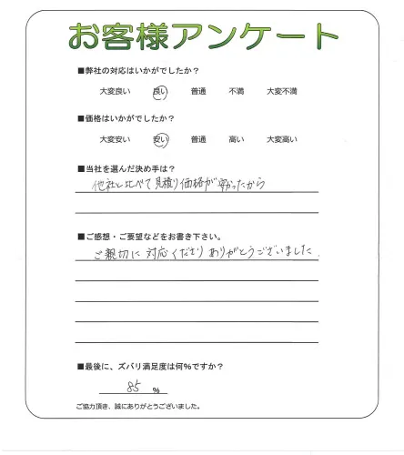 お客様レビュー