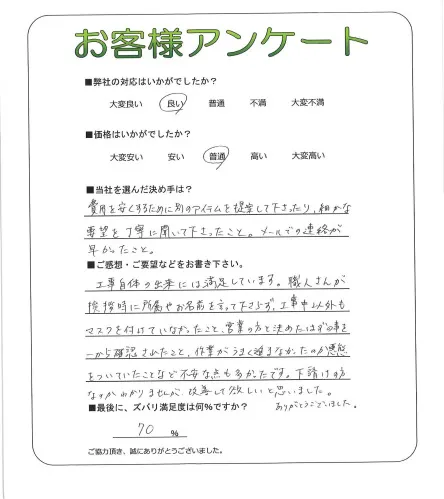 お客様レビュー