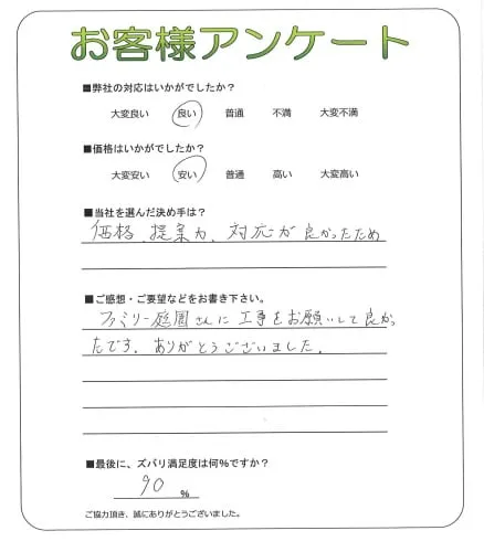 お客様レビュー