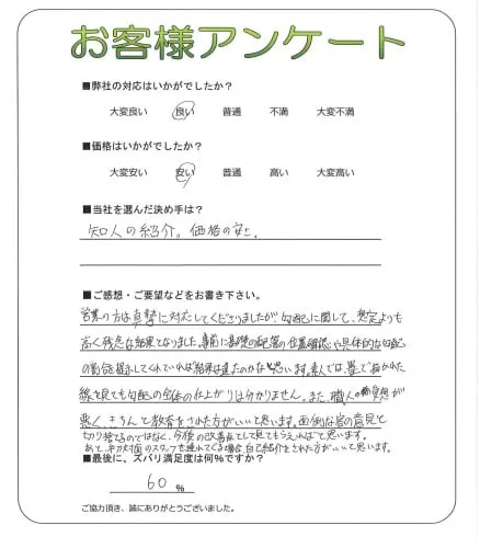 お客様レビュー